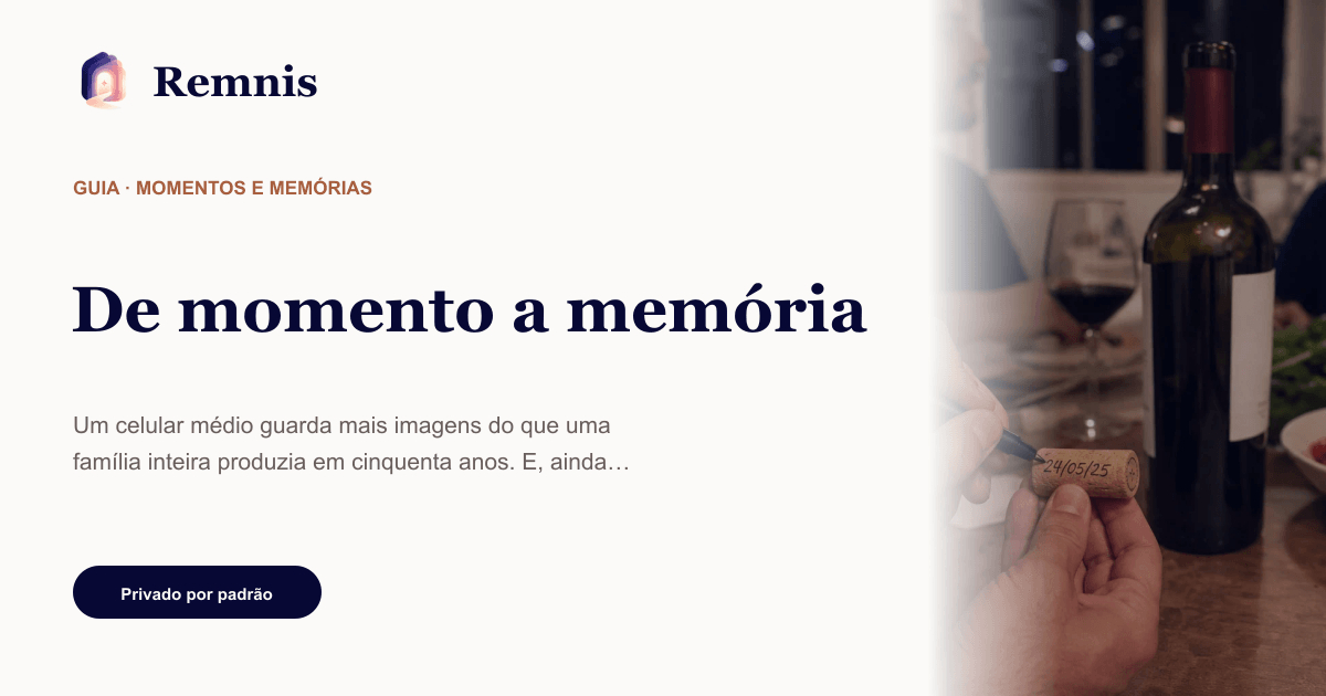 Remnis — De momento a memória